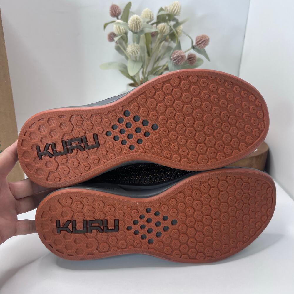 Kuru Atom Walking Comfort Sneaker Java Brown/Spice Brown Men 7 Medium Tried On - Picture 8 of 10
